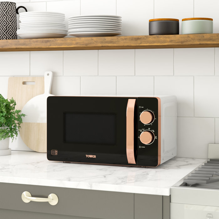 Tower Rosegold 20 L 800W Countertop Microwave & Reviews Wayfair.co.uk
